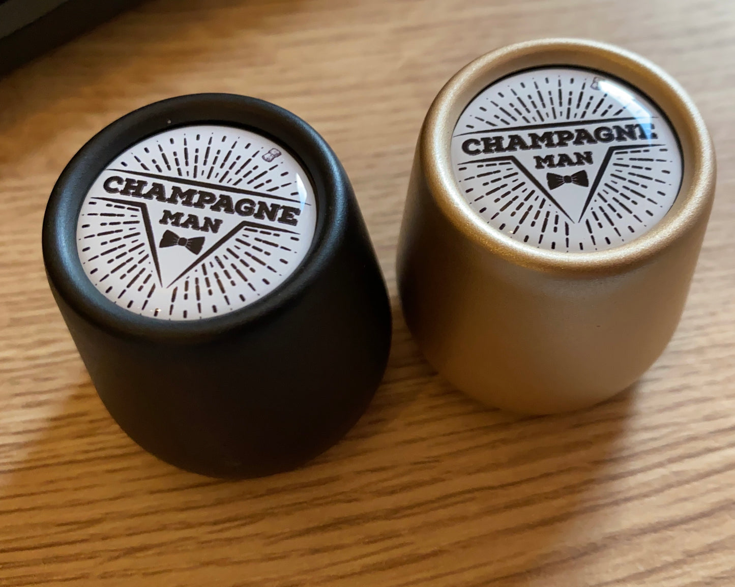 Champagnestopper Zwart