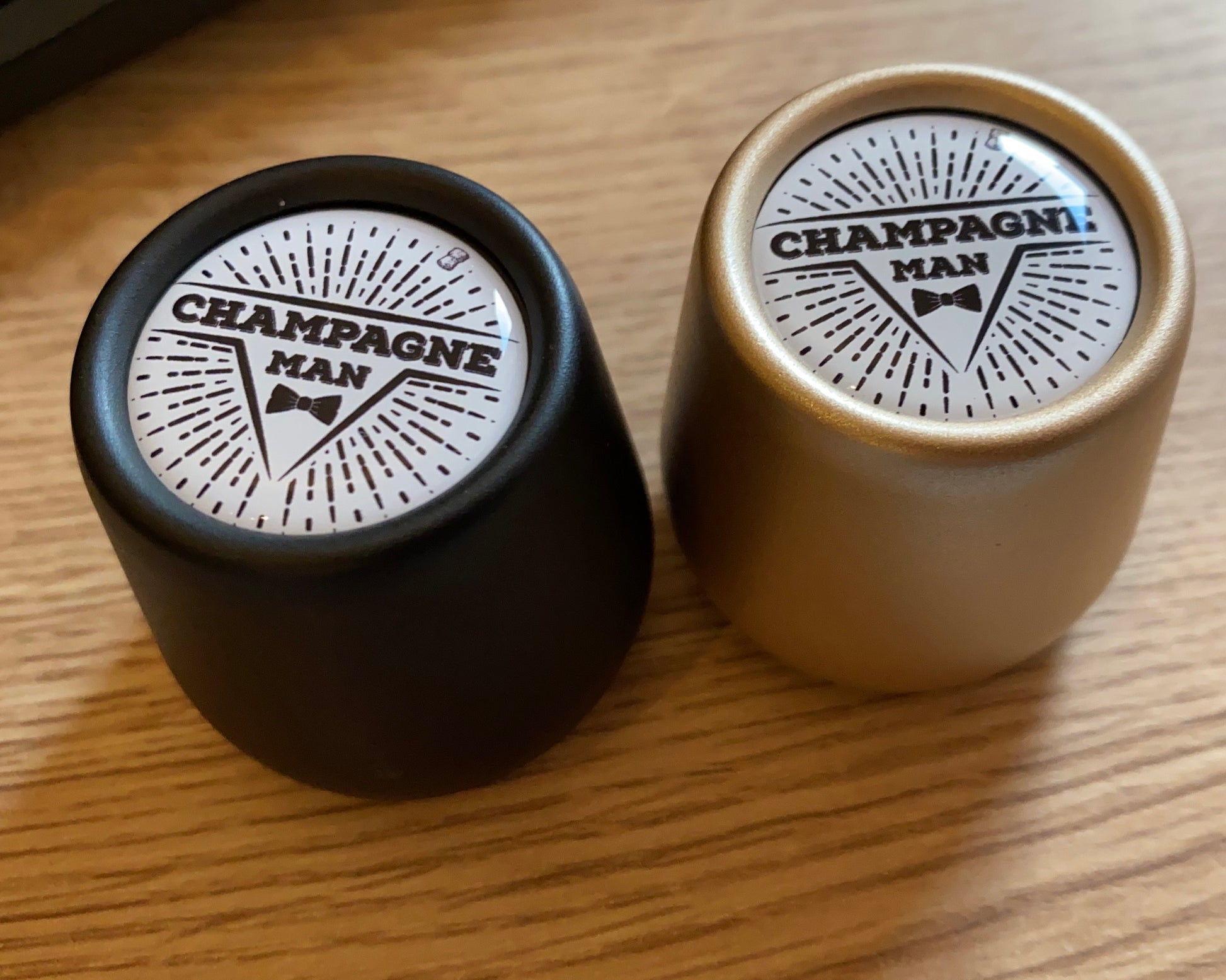 Champagnestopper Zwart